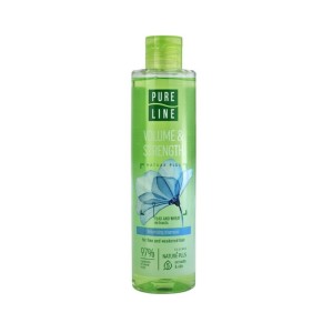 Šampūnas Apimtis ir stiprumas linų ir žolelių nuoviro pagrindu  ,,Čistaja Linija" (Pure Line) 240 ml